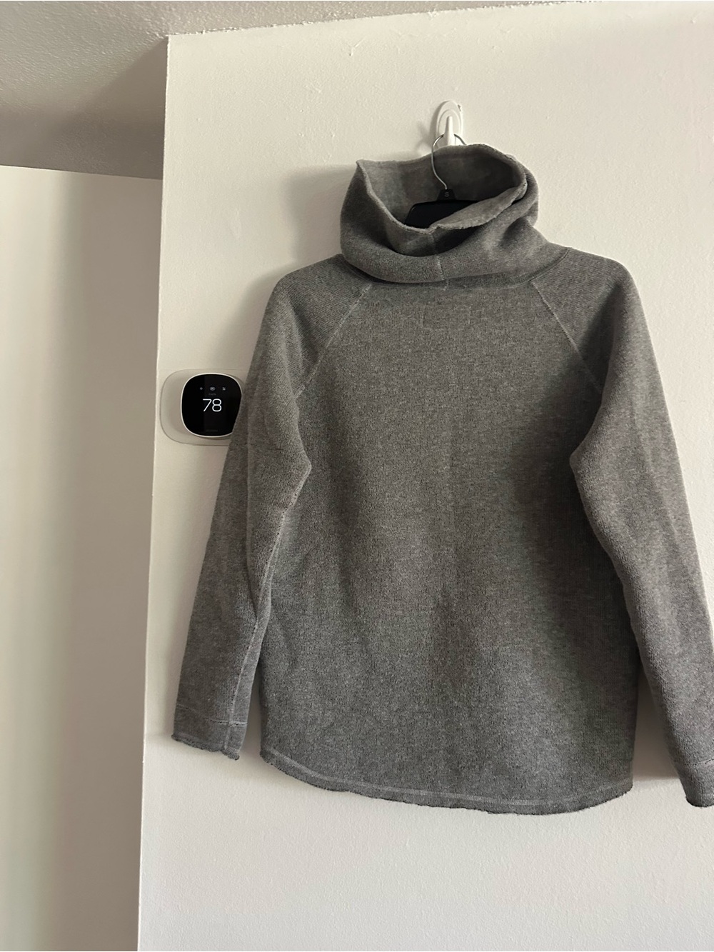 Duckworth Gray Cowl Neck Sweater men small